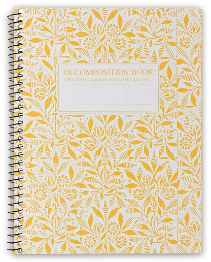 Decomposition Bluebells College Ruled Spiral Notebooks – 9.75 x 7.5 Journal with 160 Lined Pages – Notebooks for School Supplies, Home & Office – 100% Recycled Paper – Made in USA