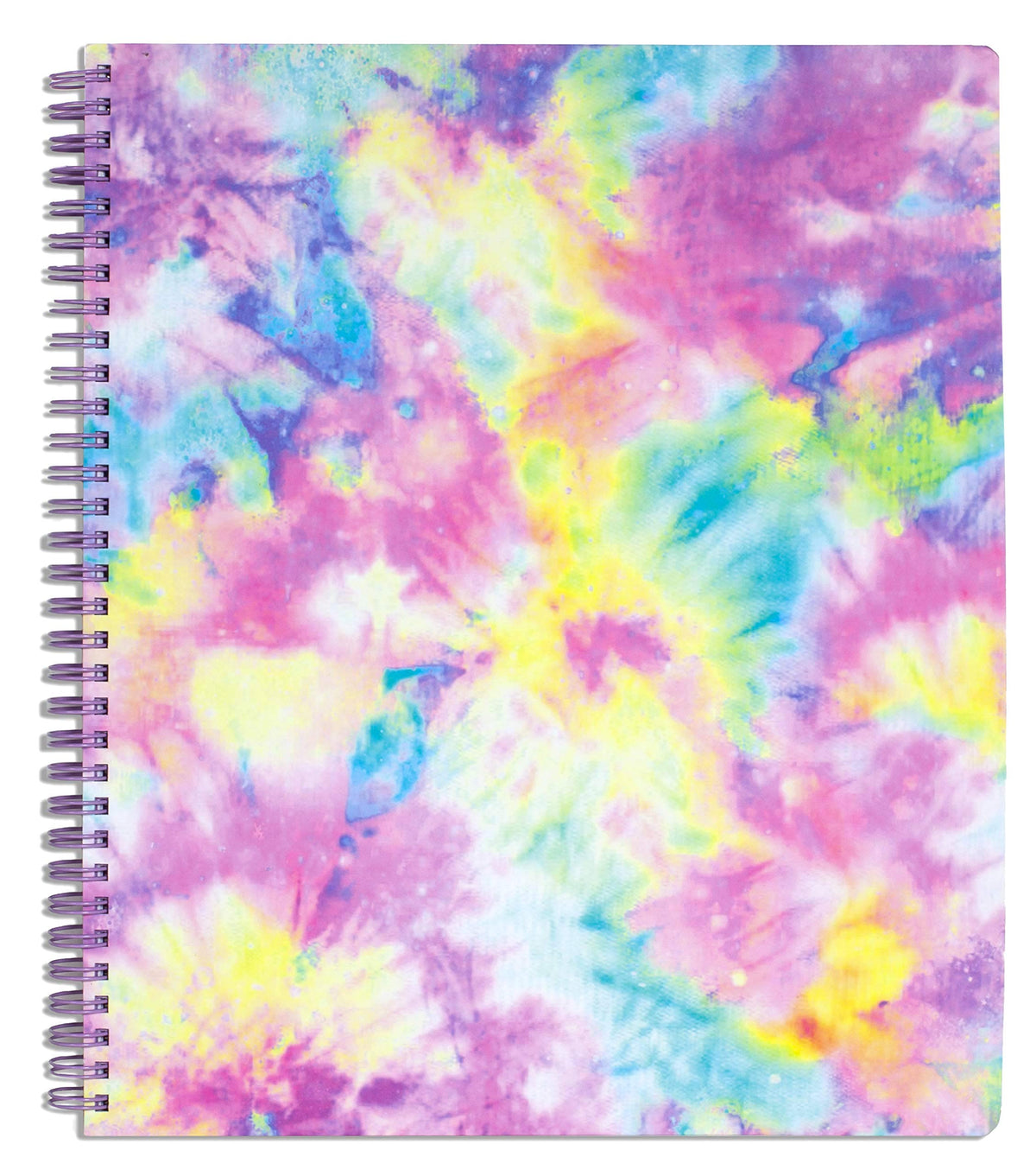 Steel Mill & Co. Cute Floral Large Spiral Notebook, Orange Flower