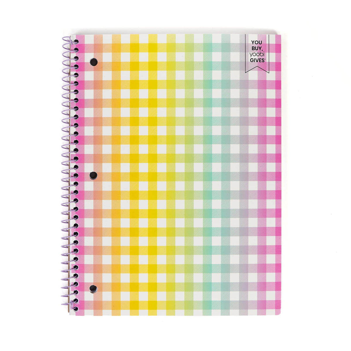Yoobi College Ruled Spiral Notebooks, 3-Pack, Celestial, 150 Sheets