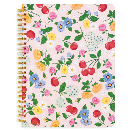 ban.do Small Colorful Spiral Notebook (Mid-Century Stripe)