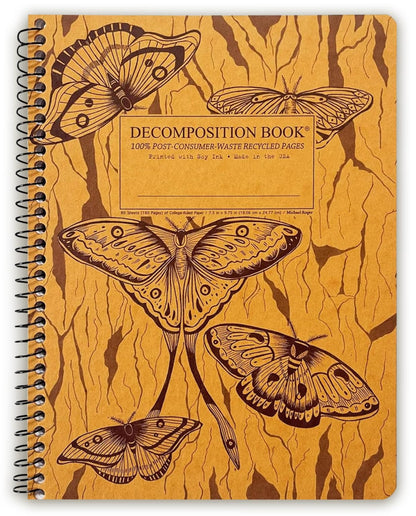 Decomposition Bluebells College Ruled Spiral Notebooks – 9.75 x 7.5 Journal with 160 Lined Pages – Notebooks for School Supplies, Home & Office – 100% Recycled Paper – Made in USA