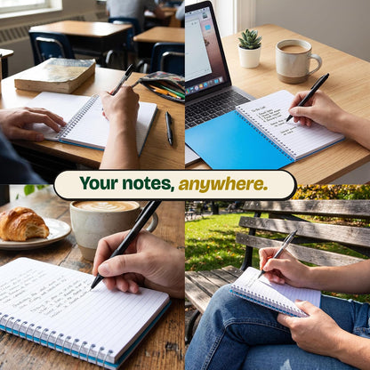 BAZIC PRODUCTS College-Ruled Personal Assignment Notebook, 5x7, 6-Set