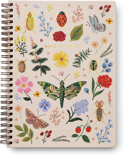 RIFLE PAPER CO. Curio Spiral Notebook with Full-Color Illustration